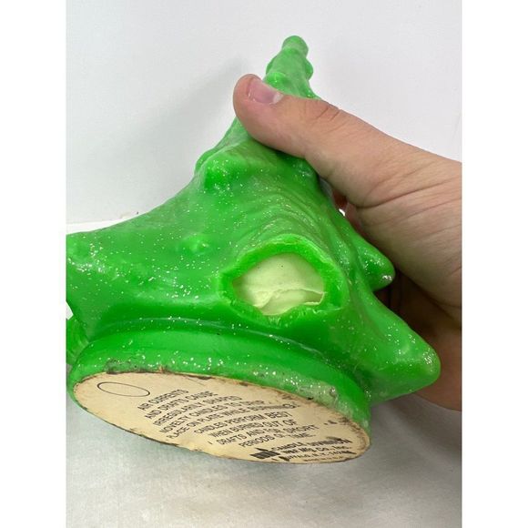 Vintage Suni Candles Wax Glitter Christmas Tree Lot 8" - Picture 5 of 7